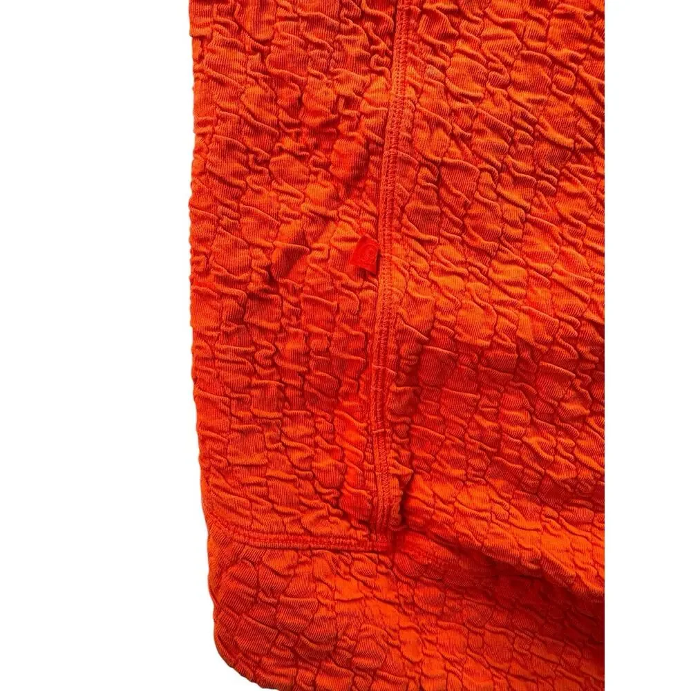 Lululemon Rippled V-Neck Pullover 6 Autumn Red Oversized Cocoon Sweatshirt Cozy